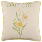  Cushions - Daffodil Outdoor Cushion Cover Yellow Voyage Maison