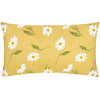 Floral Yellow Cushions - Daisies Floral Reversible Outdoor Cushion Cover Yellow Wylder