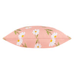 Floral Pink Cushions - Daisies Floral Reversible Outdoor Cushion Cover Pink Wylder