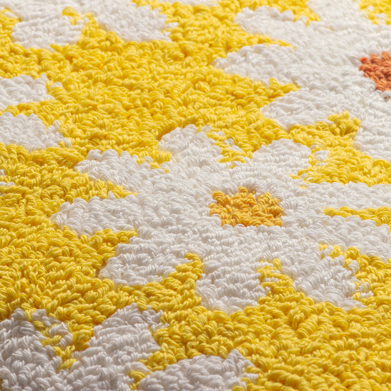 heya home Daisy New Knitted Cushion Cover in Mellow Yellow