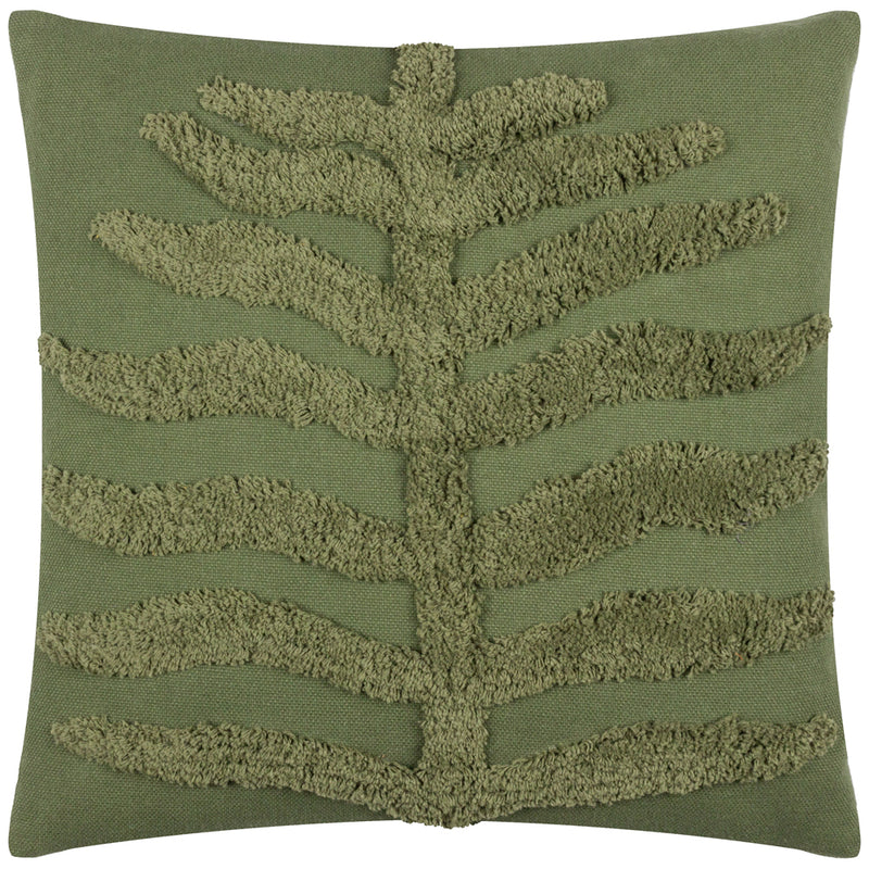 furn. Dakota Tufted Cushion Cover in Forest