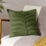 furn. Dakota Tufted Cushion Cover in Forest