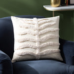 furn. Dakota Tufted Cushion Cover in Natural