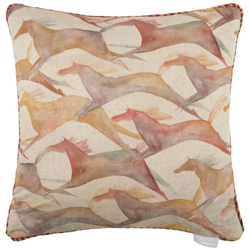 Animal Cream Cushions - Dakota Printed Cushion Cover Sand Voyage Maison