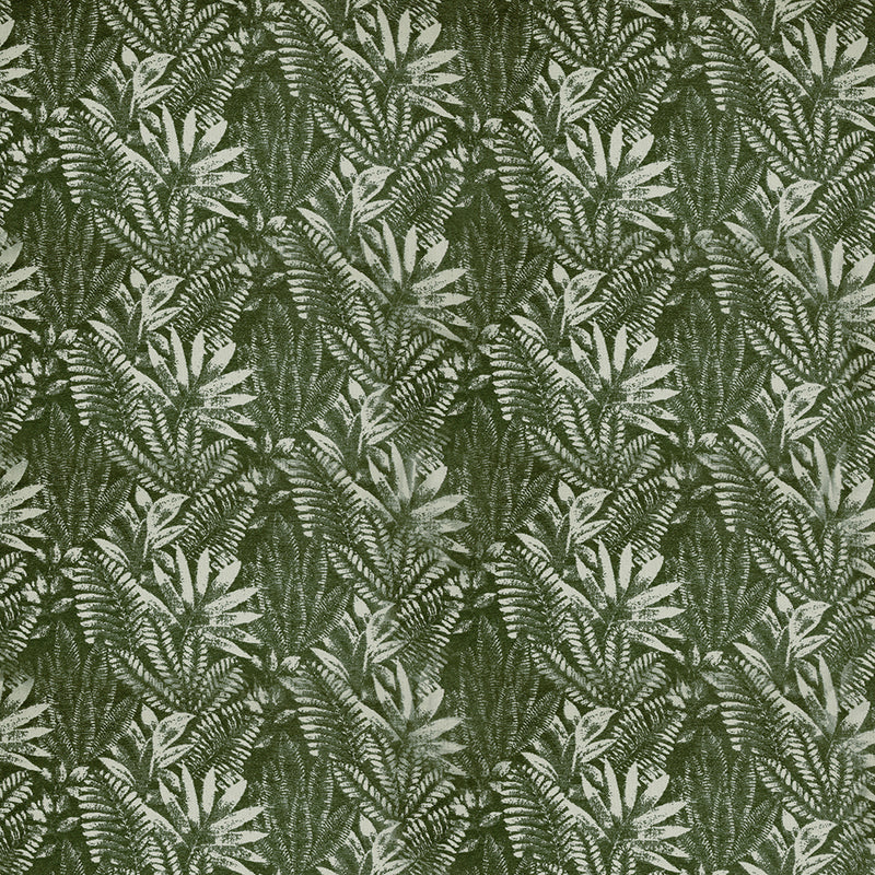 Voyage Maison Dalby Velvet Jacquard Fabric (By The Metre) in Sage