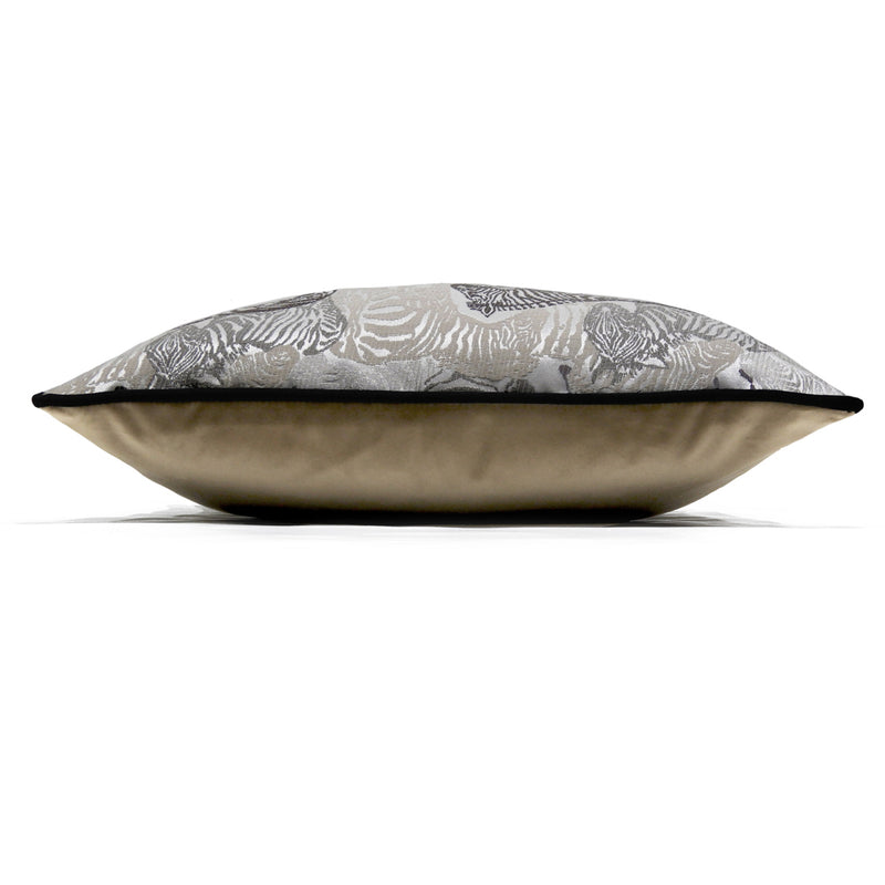 Prestigious Textiles Damara Zebra Cushion Cover in Dusk