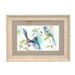 Voyage Maison Damson Birds Framed Print in Birch