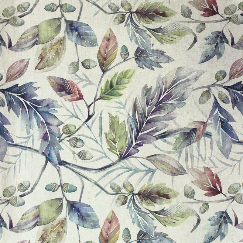 Danbury Printed Fabric Sample Swatch Loganberry