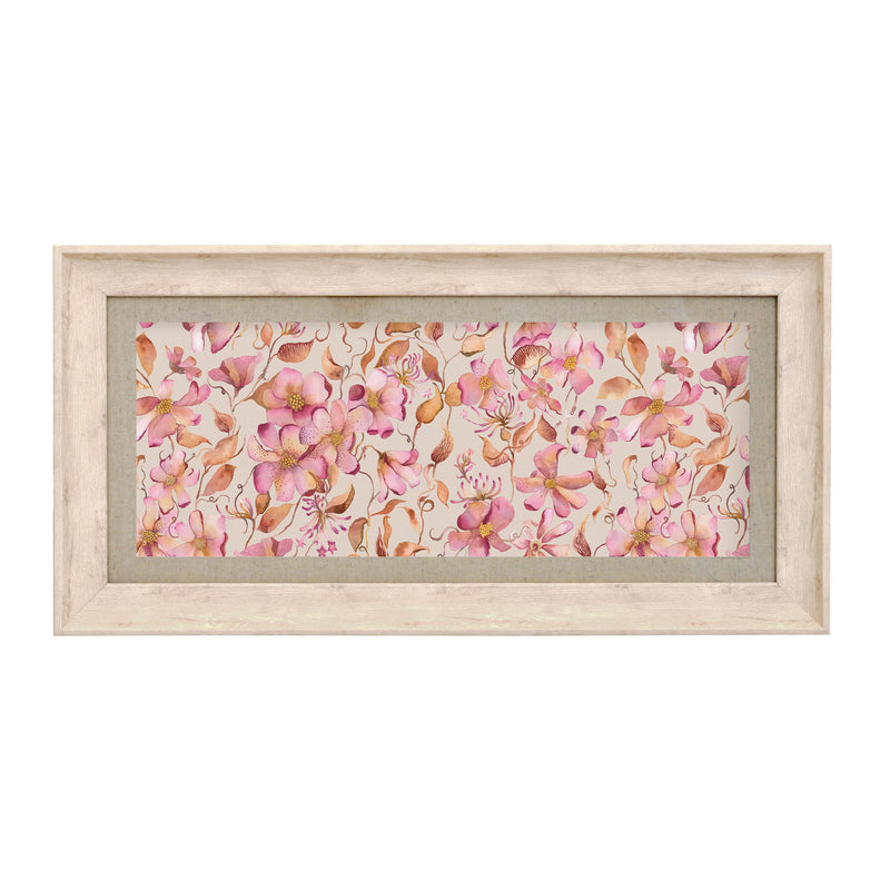 Floral Pink Wall Art - Daphne  Framed Print Birch/Primrose Voyage Maison