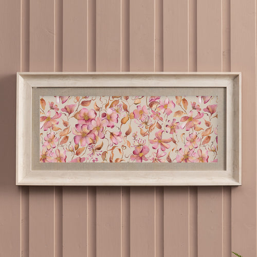 Floral Pink Wall Art - Daphne  Framed Print Birch/Primrose Voyage Maison