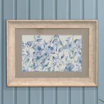 Floral Blue Wall Art - Daphne  Framed Print Birch/Delft Blue Voyage Maison