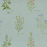 Voyage Maison Darcy Printed Cotton Fabric in Duck Egg