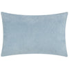 Plain Blue Cushions - Darland Velvet Cushion Cover Dusty Blue Yard