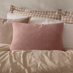 Plain Pink Cushions - Darland Velvet Cushion Cover Dusty Rose Yard