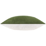 Plain Green Cushions - Darland Velvet Cushion Cover Olive Oil Yard