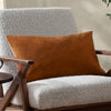 Plain Orange Cushions - Darland Velvet Cushion Cover Pecan Yard