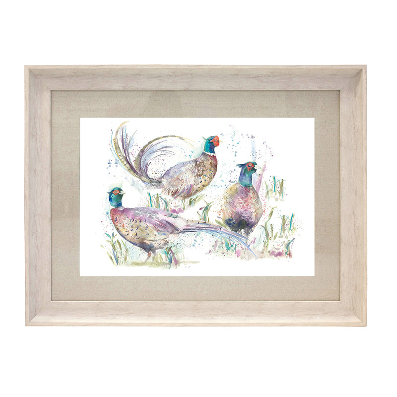 Voyage Maison Dashing Pheasant Framed Print in Birch