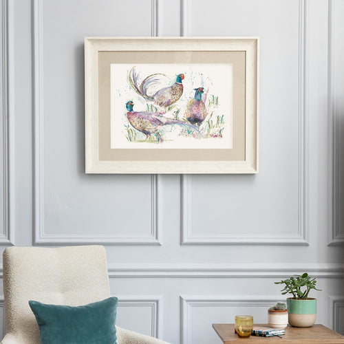 Voyage Maison Dashing Pheasant Framed Print in Birch