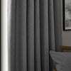 Dawn Blackout Pencil Pleat Curtains Charcoal