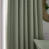 Dawn Blackout Pencil Pleat Curtains Eucalyptus