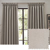 Plain Beige Curtains - Dawn Blackout Pencil Pleat Curtains Linen furn.