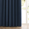 Plain Blue Curtains - Dawn Blackout Pencil Pleat Curtains Midnight furn.