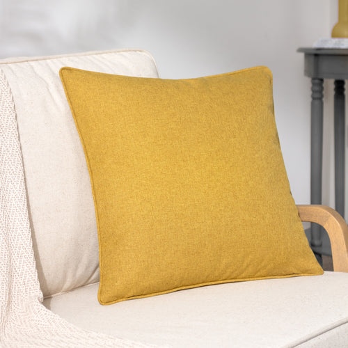 furn. Dawn Cushion Cover in Mustard