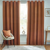 furn. Dawn 100% Blackout Thermal Eyelet Curtains in Brick