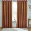 furn. Dawn 100% Blackout Thermal Eyelet Curtains in Brick