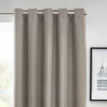 furn. Dawn 100% Blackout Thermal Eyelet Curtains in Grey