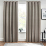 furn. Dawn 100% Blackout Thermal Eyelet Curtains in Grey