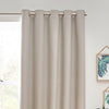 furn. Dawn 100% Blackout Thermal Eyelet Curtains in Linen