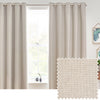 furn. Dawn 100% Blackout Thermal Eyelet Curtains in Linen