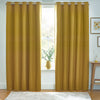 furn. Dawn 100% Blackout Thermal Eyelet Curtains in Mustard