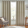 furn. Dawn 100% Blackout Thermal Eyelet Curtains in Natural