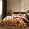 Geometric Yellow Bedding - Dawson Ikat Reversible Duvet Cover Set Amber Paoletti - Seventy Three