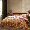 Geometric Yellow Bedding - Dawson Ikat Reversible Duvet Cover Set Amber Paoletti - Seventy Three