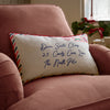  Multi Cushions - Dear Santa Printed Reversible Cushion Cover Multicolour Furn