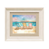 Voyage Maison Deck Chair Framed Print in Birch