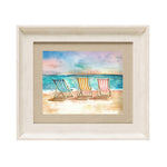 Voyage Maison Deck Chair Framed Print in Birch