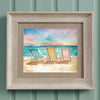 Voyage Maison Deck Chair Framed Print in Birch