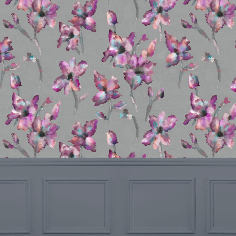 Voyage Maison Degas 1.4m Wide Width Wallpaper in Amethyst