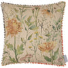 Floral Orange Cushions - Delamere Printed Cushion Cover Apricot Voyage Maison