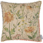 Floral Orange Cushions - Delamere Printed Cushion Cover Apricot Voyage Maison