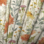 Floral Multi Fabric - Delamere Printed Cotton Fabric (By The Metre) Linen Voyage Maison