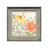 Floral Orange Wall Art - Delamere  Framed Print Stone/Cream Voyage Maison