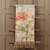 Damask Orange Throws - Delamere Printed Fringe Throw Linen Voyage Maison