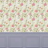 Floral Pink Wallpaper - Delamere  1.4m Wide Width Wallpaper (By The Metre) Blossom Voyage Maison