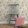 Floral Pink Wallpaper - Delamere  1.4m Wide Width Wallpaper (By The Metre) Blossom Voyage Maison