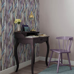 Voyage Maison Delaunay 1.4m Wide Width Wallpaper in Amethyst